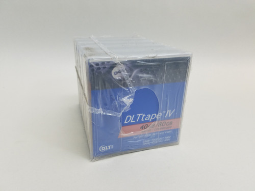 New Dell 9W080 DLTtape IV 40GB / 80GB DLT 8000 Data Cartridge - 5PK