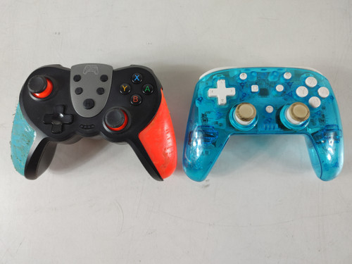Lot of 2 Nintendo 3rd Party Wireless USB-C Controllers for Switch For Parts