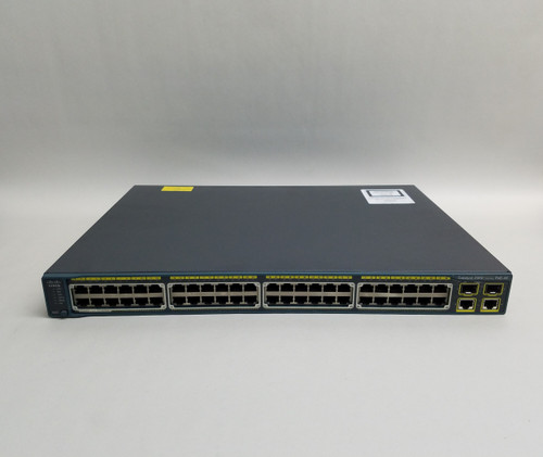 Cisco Catalyst 2960 WS-C2960-48PST-L 48 Port Fast PoE Ethernet Switch