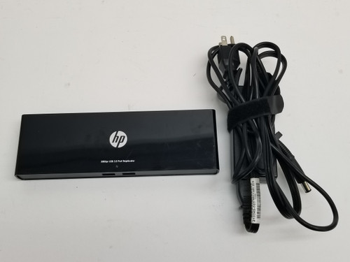 HP 681280-001 3005pr USB 3.0 Port Replicator Docking Station w/ PSU