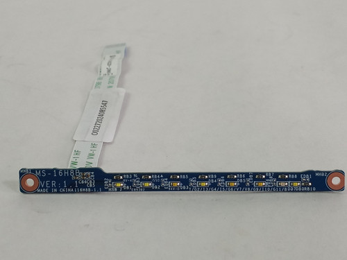Lot of 2 MSI PX60 6QE Laptop LED Board with Cable MS-16H8B