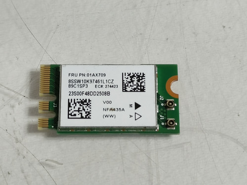 Lot of 2 Lenovo 01AX709 QCNFA435 802.11ac M.2 WiFi Card + Bluetooth 4.1