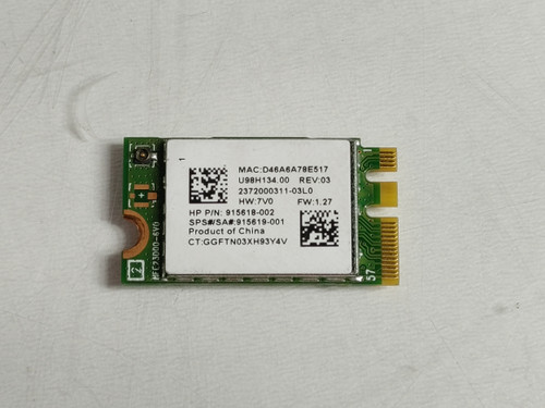 HP 915618-002 RTL8723DE NGFF M.2 Wireless Card + Bluetooth