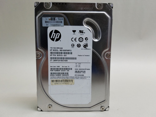 Lot of 5 Seagate HP Constellation ST31000424SS 1 TB 3.5" SAS 2 Enterprise Drive
