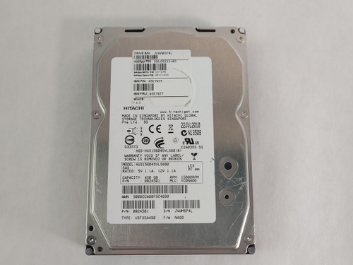 Lot of 10 Hitachi NetApp HUS156045VLS600 450 GB SAS 2 3.5 in Enterprise Drive