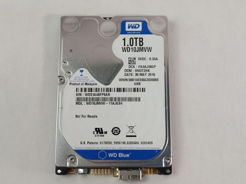 Lot of 2 Western Digital  WD Blue WD10JMVW 1TB 2.5" USB 3.0 External Hard Drive