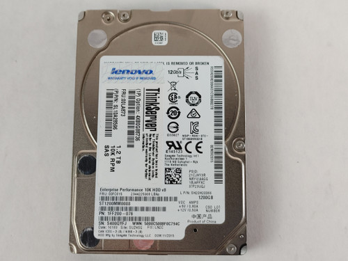 Seagate Lenovo ST1200MM0088 1.2 TB SAS 3 2.5 in Enterprise Drive
