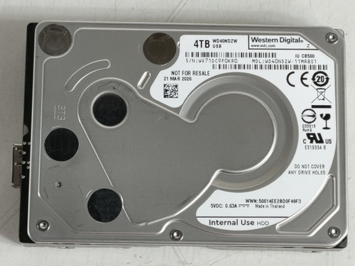 Western Digital WD40NDZW 4 TB 2.5 in USB 3.0 External Hard Drive