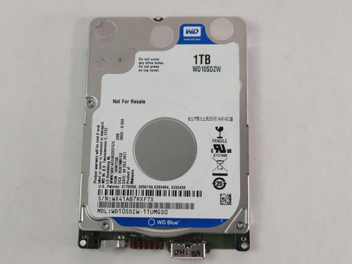 Lot of 2 Western Digital  WD Blue WD10SDZW 1 TB USB 3.0 2.5 in External Drive