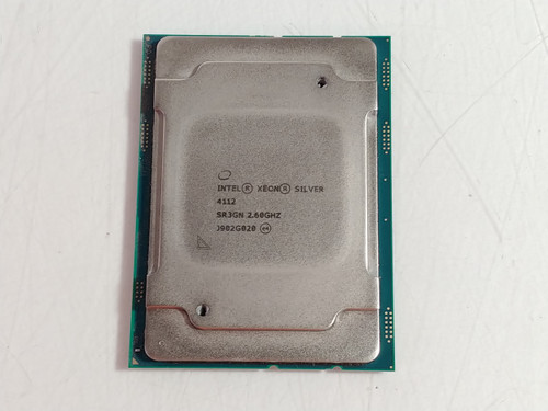 Lot of 2 Intel Xeon Silver 4112 2.6 GHz LGA 3647-0 Server CPU Processor SR3GN