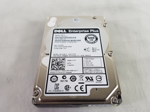 Lot of 2 Seagate Dell Enterprise Plus ST9600205SS 600 GB 2.5" SAS 2 Hard Drive