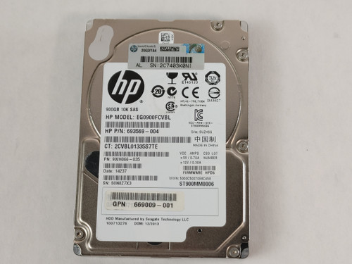 Seagate HP ST900MM0006 900 GB SAS 2 2.5 in Enterprise Hard Drive