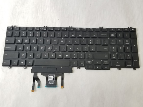 Lot of 2 Dell  MMH7V Wired Laptop Keyboard For Latitude 5500