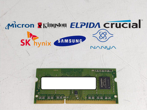 Lot of 2 4 GB DDR3-1600 PC3-12800S 1Rx8 DDR3 SDRAM Laptop Memory