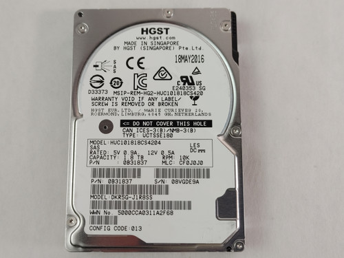 HGST HUC101818CS4204 1.8 TB SAS 2 2.5 in Enterprise Drive