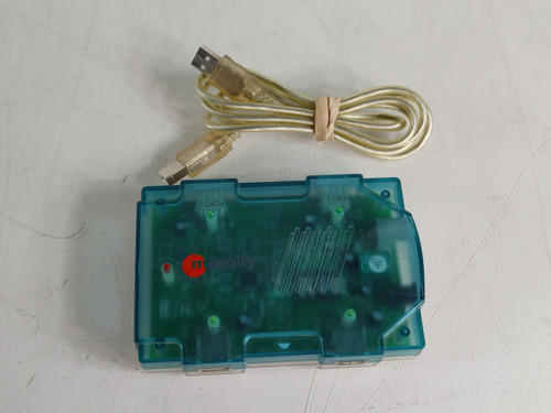 Macally MHUB-01 iHub Portable 4-Port USB Hub and USB Cable for Macintosh