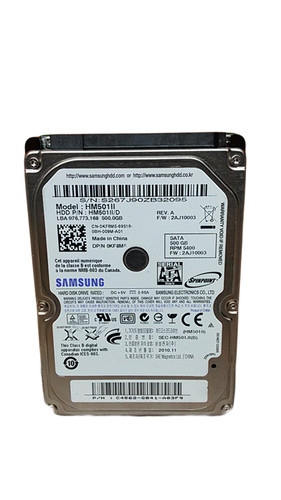 Samsung SpinPoint M7E HM501II 500GB 2.5" SATA II Laptop Hard Drive