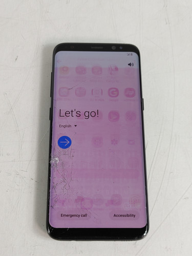 Samsung Galaxy S8 SM-G950U 64 GB Android 9 Verizon Only ( Wi-Fi + 4G ) For Parts
