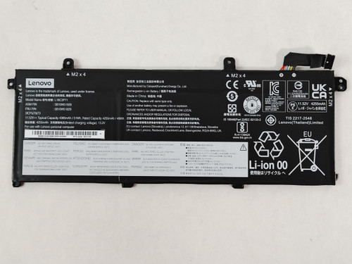 Lot of 2 Lenovo ThinkPad T14 Gen 2 4385 mAh 3 Cell 11.52 V Laptop Battery 5B10W51829
