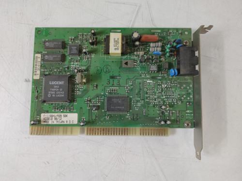 Vintage Lucent F-1156HV/A2B ISA GVC 56K FAX/Modem Network Card