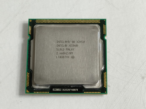 Intel Xeon X3450 2.66 GHz 2.5 GT/s LGA 1156 Server CPU Processor SLBLD
