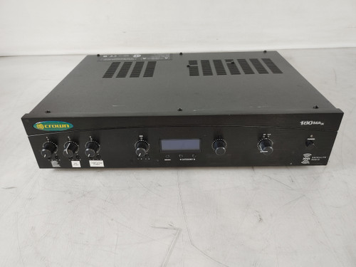 Crown 180MAx Commercial Audio Mixer-Amplifier w/ XM Radio - For Parts