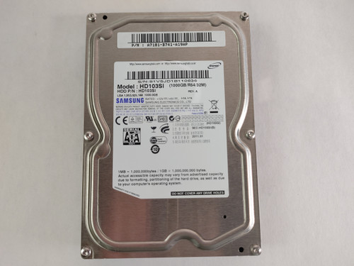 Samsung EcoGreen F2 HD103SI 1 TB 3.5" SATA II Desktop Hard Drive