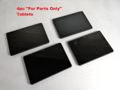 Lot of 4 Amazon Fire HDX 7" 16GB 3rd GEN C9R6QM "For Parts Only"