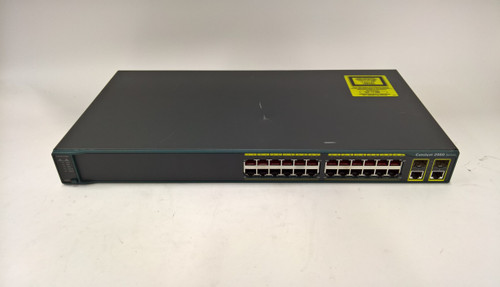 Cisco Catalyst 2960 WS-C2960-24TC-L 24 Port Fast Ethernet Switch