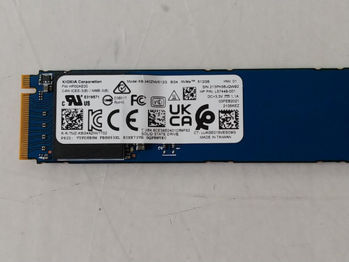 Toshiba BG4 KBG40ZNV512G 512 GB NVMe 80mm SSD