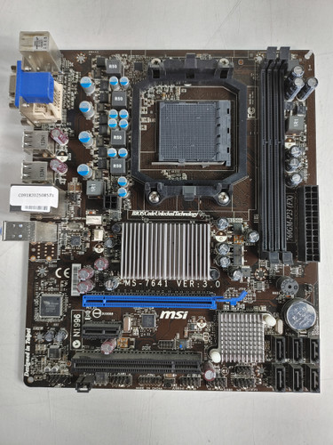 Lot of 2 MSI 760GM-P23 (FX) AMD Socket AM3+ DDR3 SDRAM Desktop Motherboard