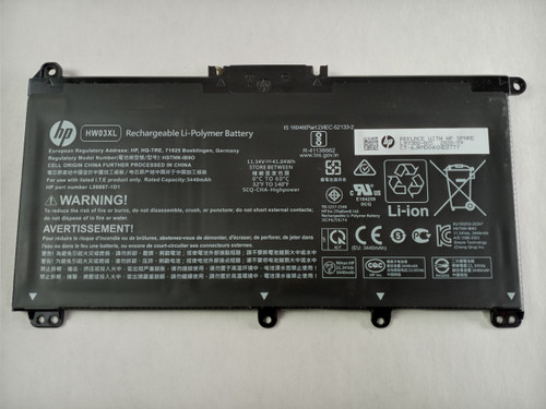 Lot of 2 HP Pavilion 15-eg Series 3440 mAh 3 Cell 11.34 V Laptop Battery