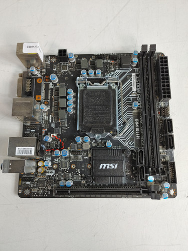 MSI H110I PRO Intel LGA 1151 DDR4 Desktop Motherboard