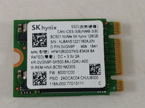 SK Hynix BC501 HFM128GDGTNG 128 GB NVMe 30mm Solid State Drive