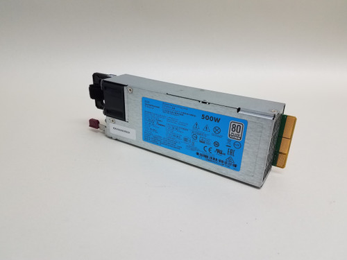 HP 723594-001 ProLiant DL380 G9 500 W Hot Swap 1U Server Power Supply