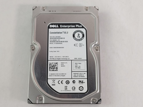 Lot of 5 Seagate Dell Enterprise Plus ST33000650SS 3 TB SAS 2 3.5 in Hard Drive