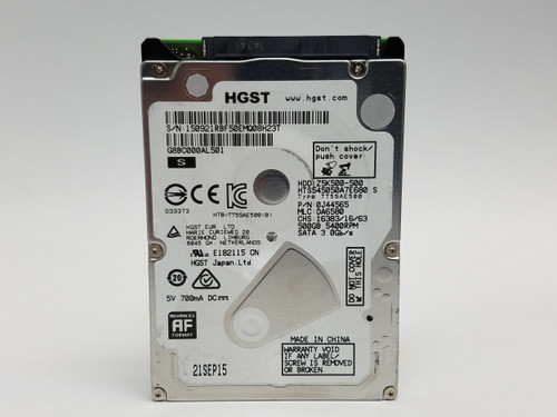 Hitachi Z5K500 HTS545050A7E680 500 GB SATA II 2.5 in Laptop Hard Drive