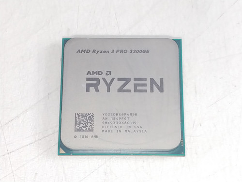 AMD Ryzen 3 PRO 2200GE 3.2 GHz Socket AM4 Desktop CPU YD220BC6M4MFB