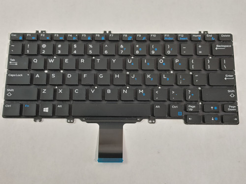 Lot of 2 Dell GDRR0 Wired Laptop Keyboard For Latitude 5280 / Latitude 5289