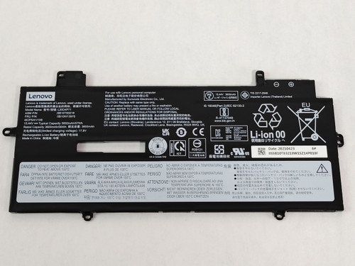 Lot of 2 Lenovo ThinkPad X1 Carbon 10th Gen 3692 mAh 4 Cell 15.44 V Laptop Battery 5B10W13975