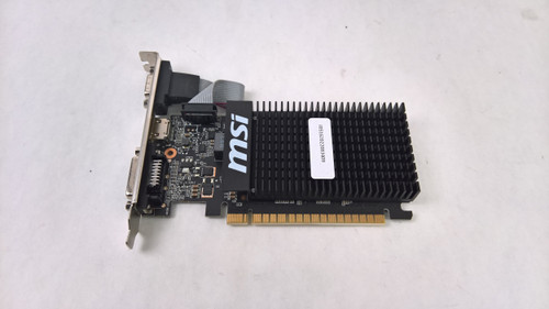 Lot of 2 MSI Nvidia GeForce GT 710 1 GB GDDR3 PCI Express x16 Desktop Video Card
