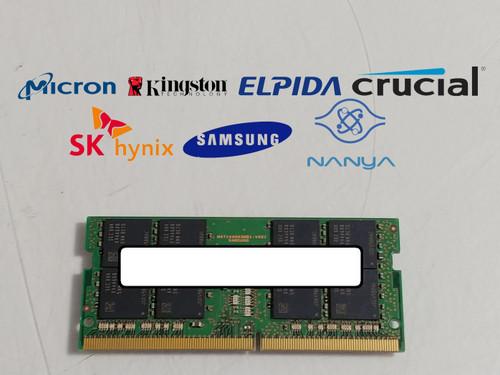 Major Brand 32 GB DDR4-2666V PC4-21300S 2Rx8 1.2V SO-DIMM Laptop RAM