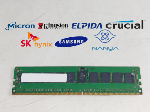 Lot of 10 Major Brand 8 GB DDR4-2133P PC4-17000R 2Rx8 1.2V DIMM Server RAM