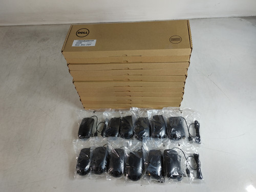 10 New Dell KB216-BK N6R8G USB Standard Desktop Keyboards & 10 MS116p 09NK2 Mice