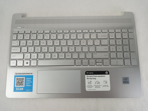 Lot of 2 HP L63578-001 Palmrest Touchpad Assembly For 15-dy1043dx