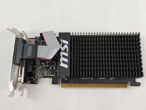 MSI NVIDIA GeForce GT 710 2 GB DDR3 PCI Express 2.0 x16 Low Profile Video Card