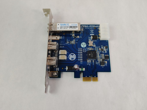 IOI Tech 3 Port Firewire 800 & LC-Duplex PCI Express x1 Adapter FWB1GLC-PCIE1X10