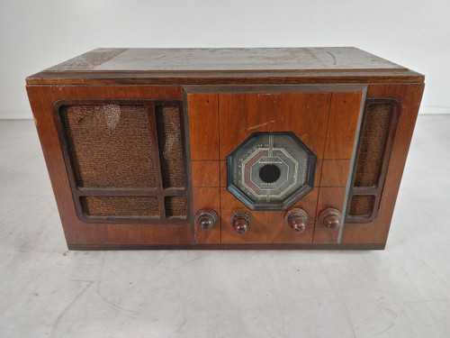Vintage Stromberg Carlson 130-H 1930's Triple Range Shortwave/AM Radio For Parts