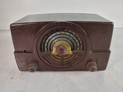 Vintage Zenith 7H820Z 1948 Bakelite FM Long Distance Tube Radio - For Parts