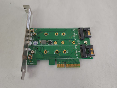 StarTech PEXM2SAT32N1 M.2 SSD Adapter - 3 Port - 1 x PCIe (NVMe) M.2 - 2 x SATA